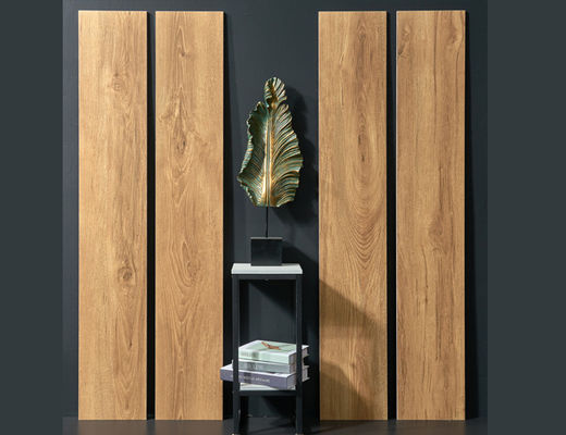 W.A 0.05 Percent 25x150cm Wooden Porcelain Tiles White 4 Pcs/Box