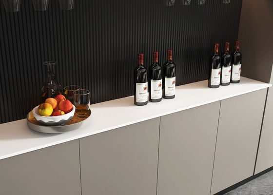 Pure White Or Black Sintered Stone Slabs For Kitchen Countertop