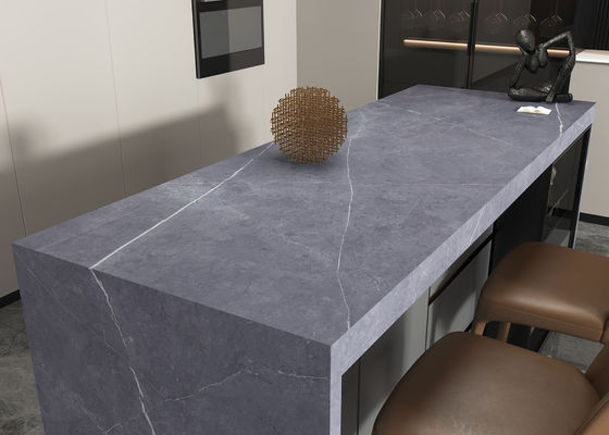 Gray Color Slab Countertop Sintered Stone 800x2600mm