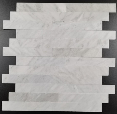 Delicate Cutting 300x300mm Decorative Mosaic Tiles Adhesive At Backside