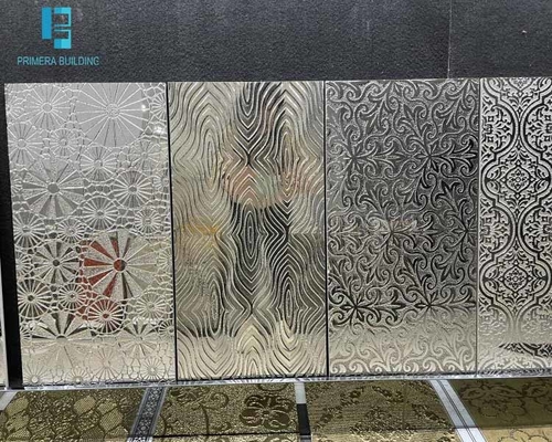 3D Inkjet Gold Line Porcelain Tile 300x600mm 10mm AAA Grade