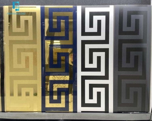 300x600mm Golden Glazed Porcelain Floor Tile for Luxury Buildings